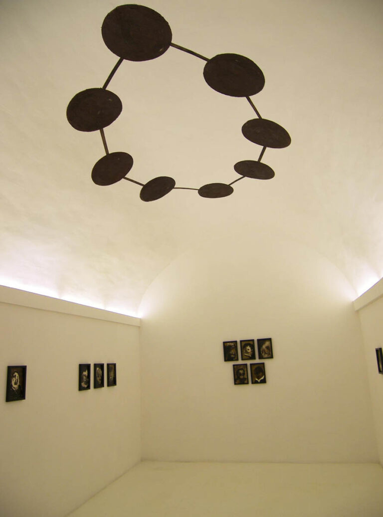 E]SC[H]ATOLOGY, Partial installation view, curated by Marrie Sanida, at Akneos, 2010.