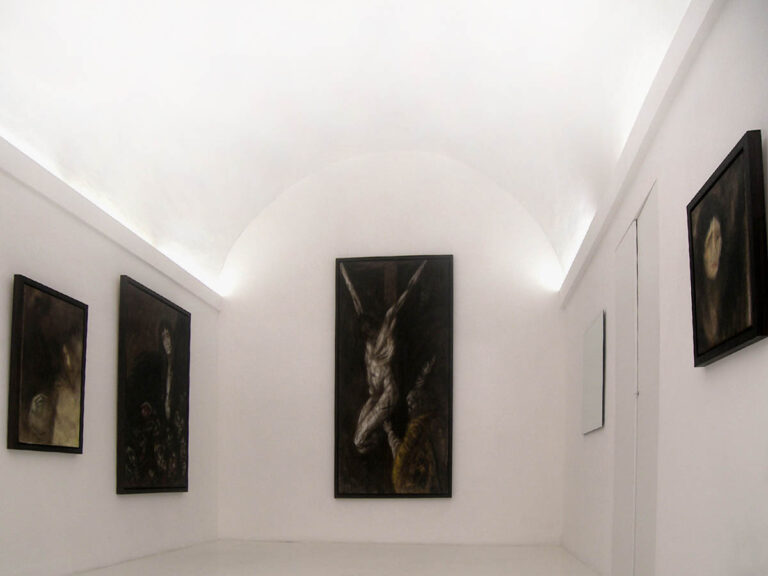 Installation view, Vassilis P. Karouk: Monstrum, at Akneos, 2009.